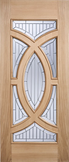 Majestic External Oak Door 78" x 30" (clearance) paint grade